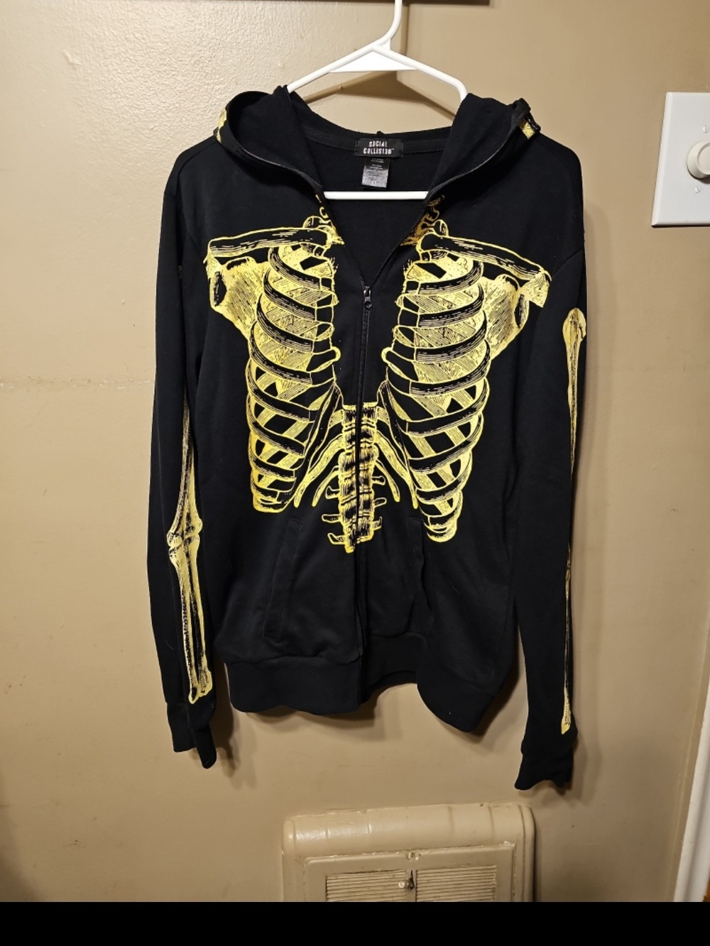 Social Collision Skeleton Hoodie